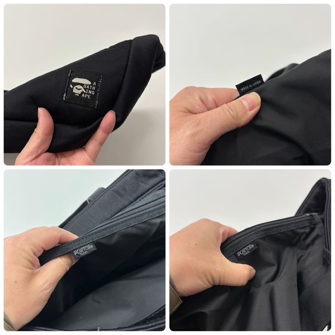 90s 포터 x 베이프 빈티지 토트백 상품이미지4