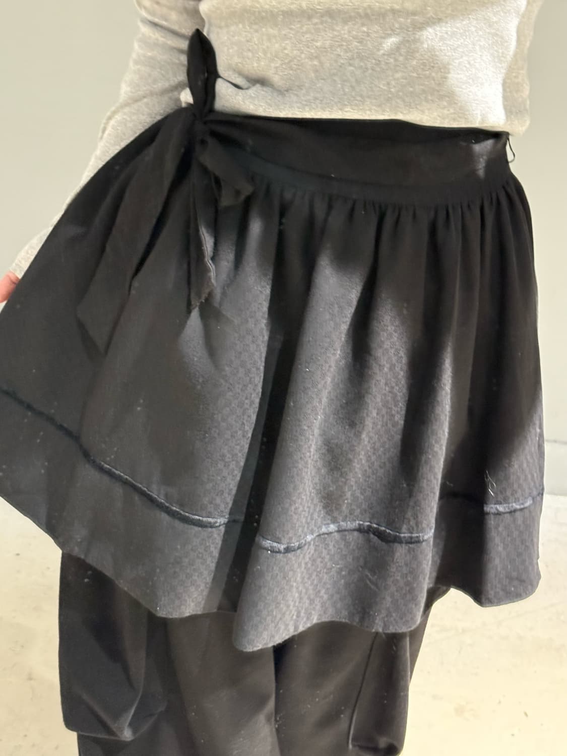ribbon point flare-fit skirt 상품이미지2