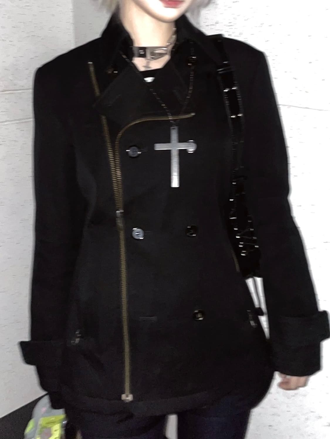 Double Coat 피코트자켓앤드뮐락시크릭오웬스다크웨어하이엔드헬무트랭 상품이미지1