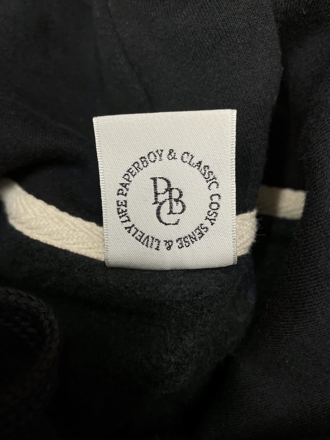 페이퍼보이 클럽 뉴욕 블랙 후드티 상품이미지4