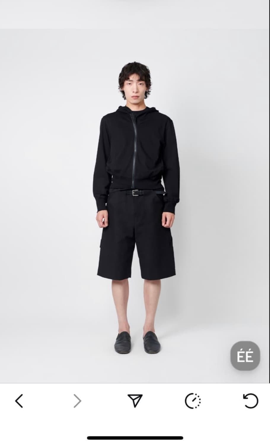 EE커브드 후드집업(라이트 웨이트)M 상품이미지1
