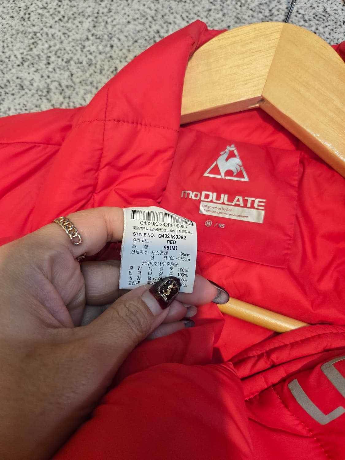 르꼬끄 남성 경량패딩 새상급 95 상품이미지6