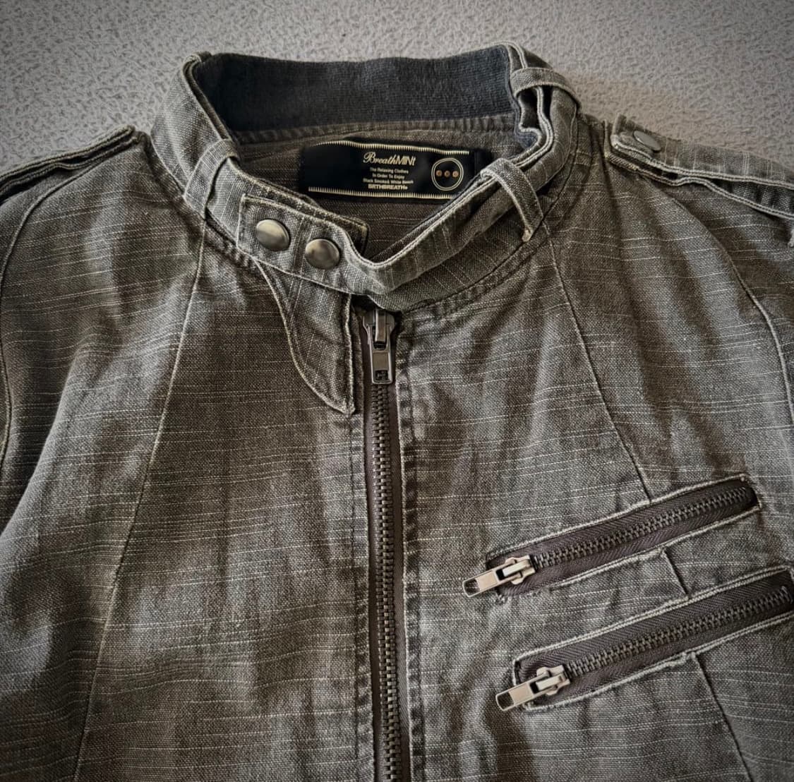 Japanese vintage 바이커 라이더 자켓 상품이미지2