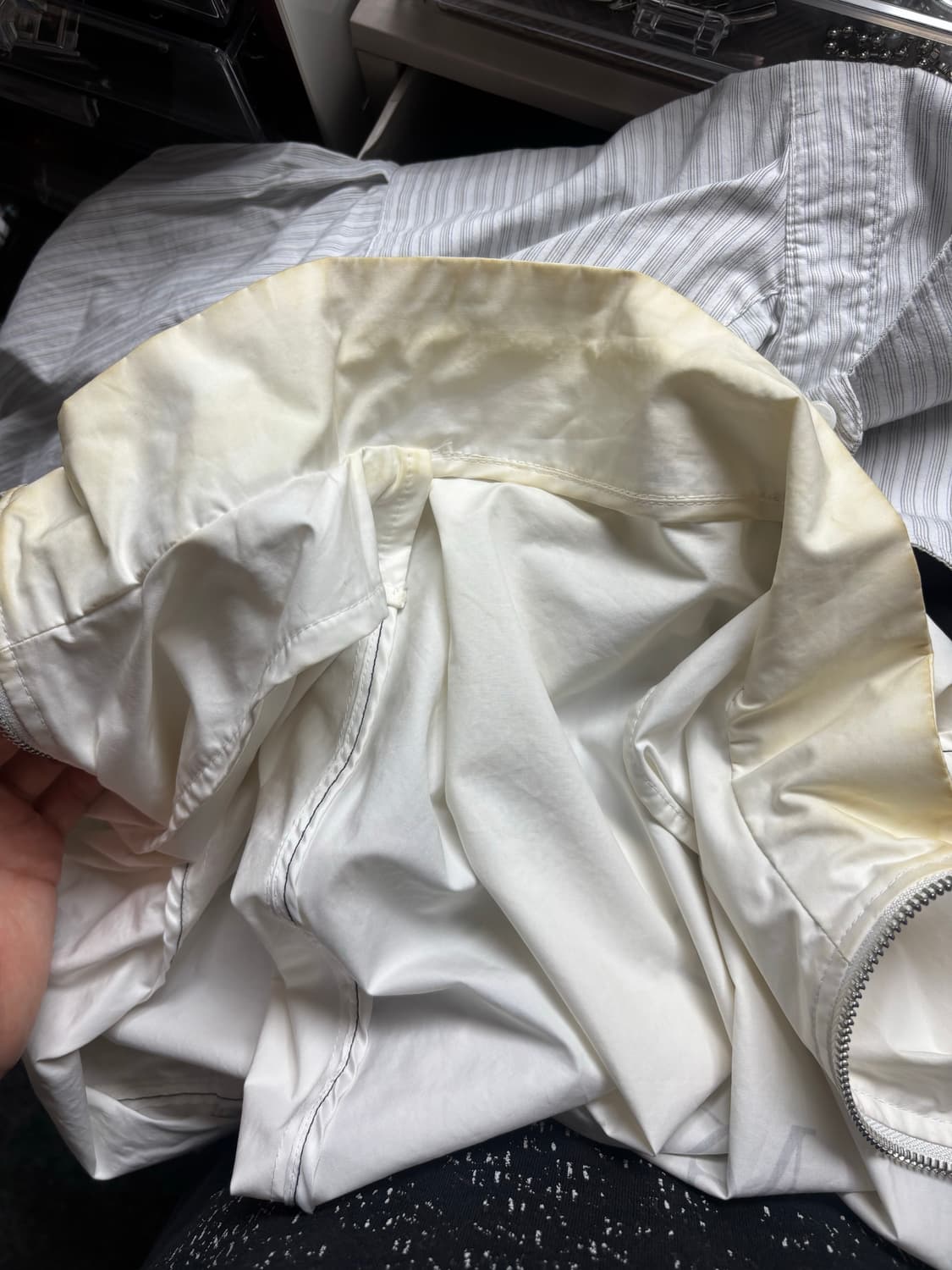 마땡킴 아이보리 바람막이 상품이미지4