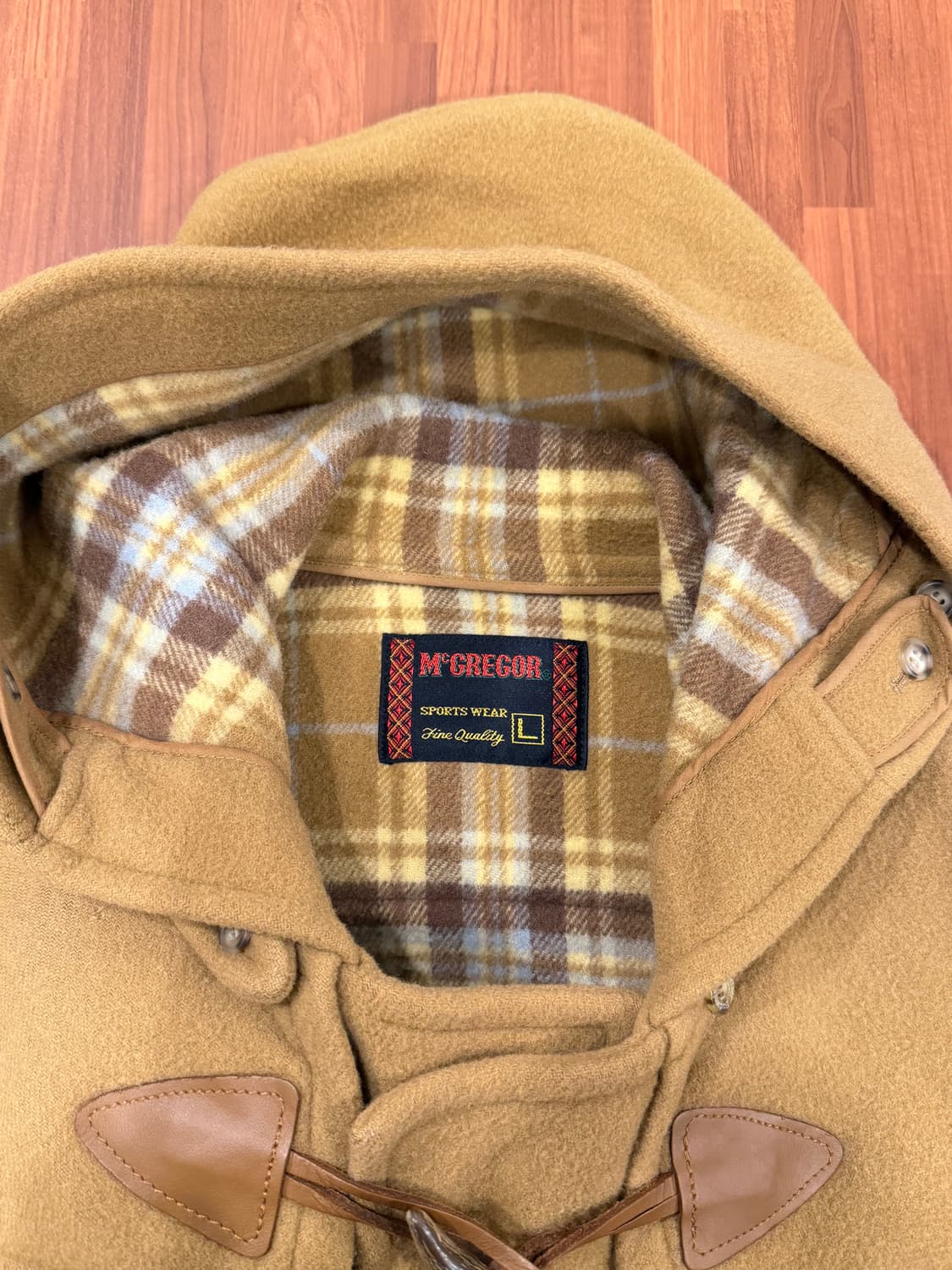 00s McGregor 맥그리거 울 더플 코트 (made Japan) 상품이미지10
