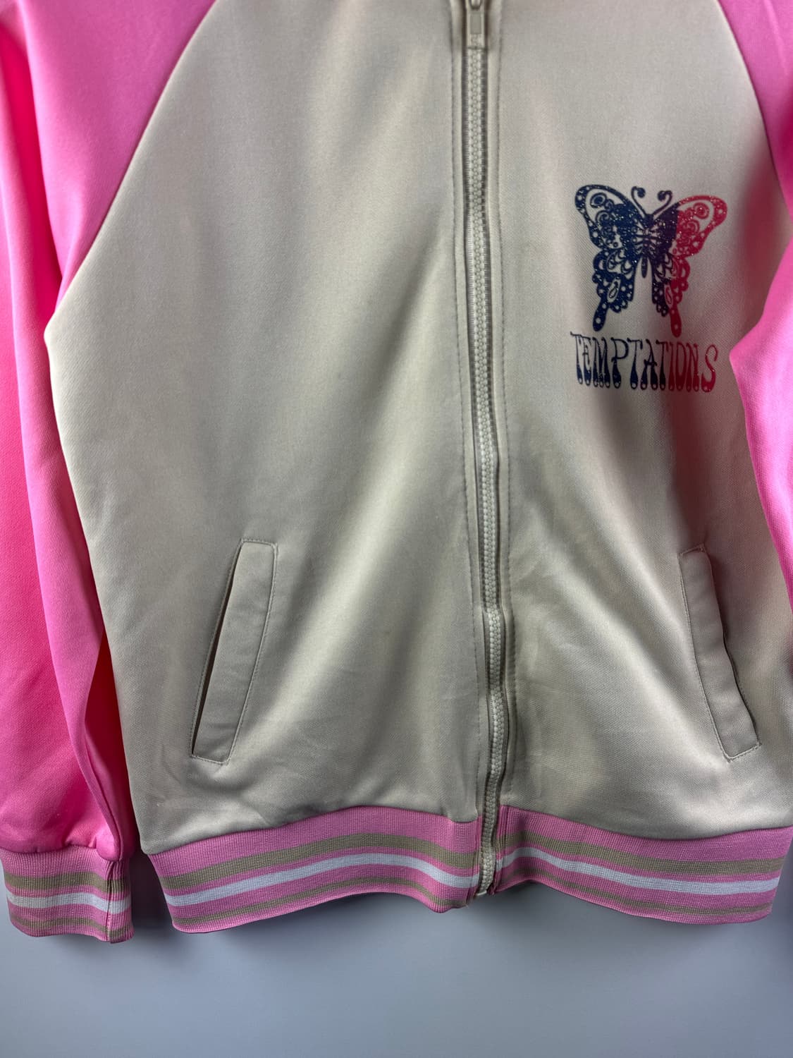 JPN 갸루 핑크베이지 나그랑 후드플락 1761 상품이미지3