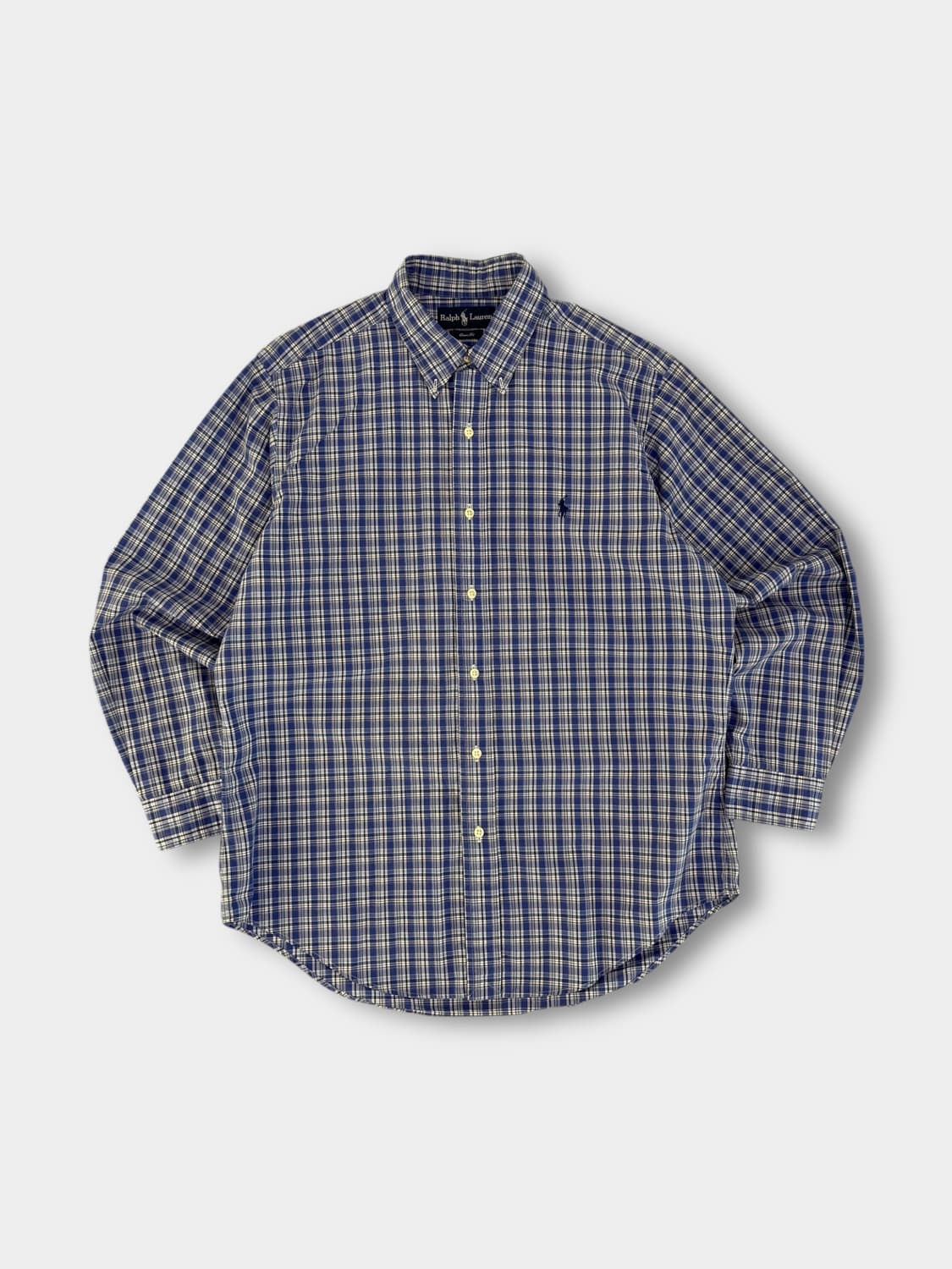 폴로 랄프로렌 루즈핏 체크패턴 코튼 셔츠 상품이미지1