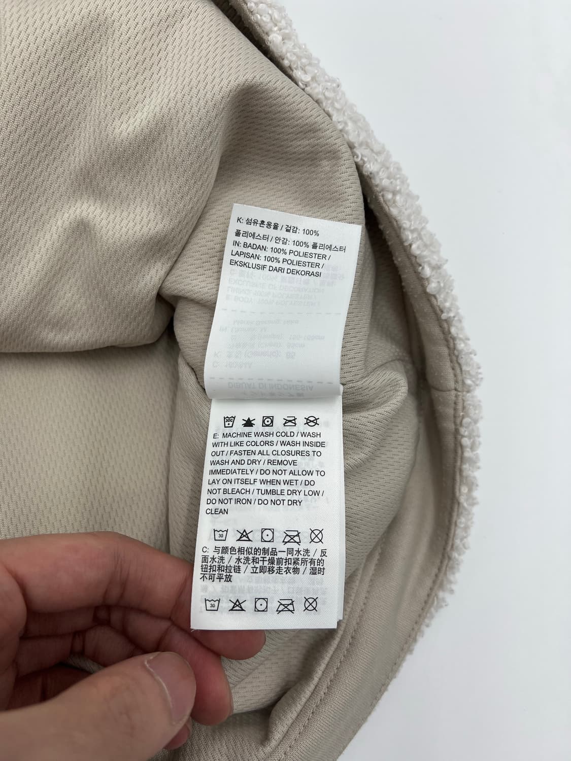 나이키 NSW 우먼 플리스 후드 아노락 상품이미지5