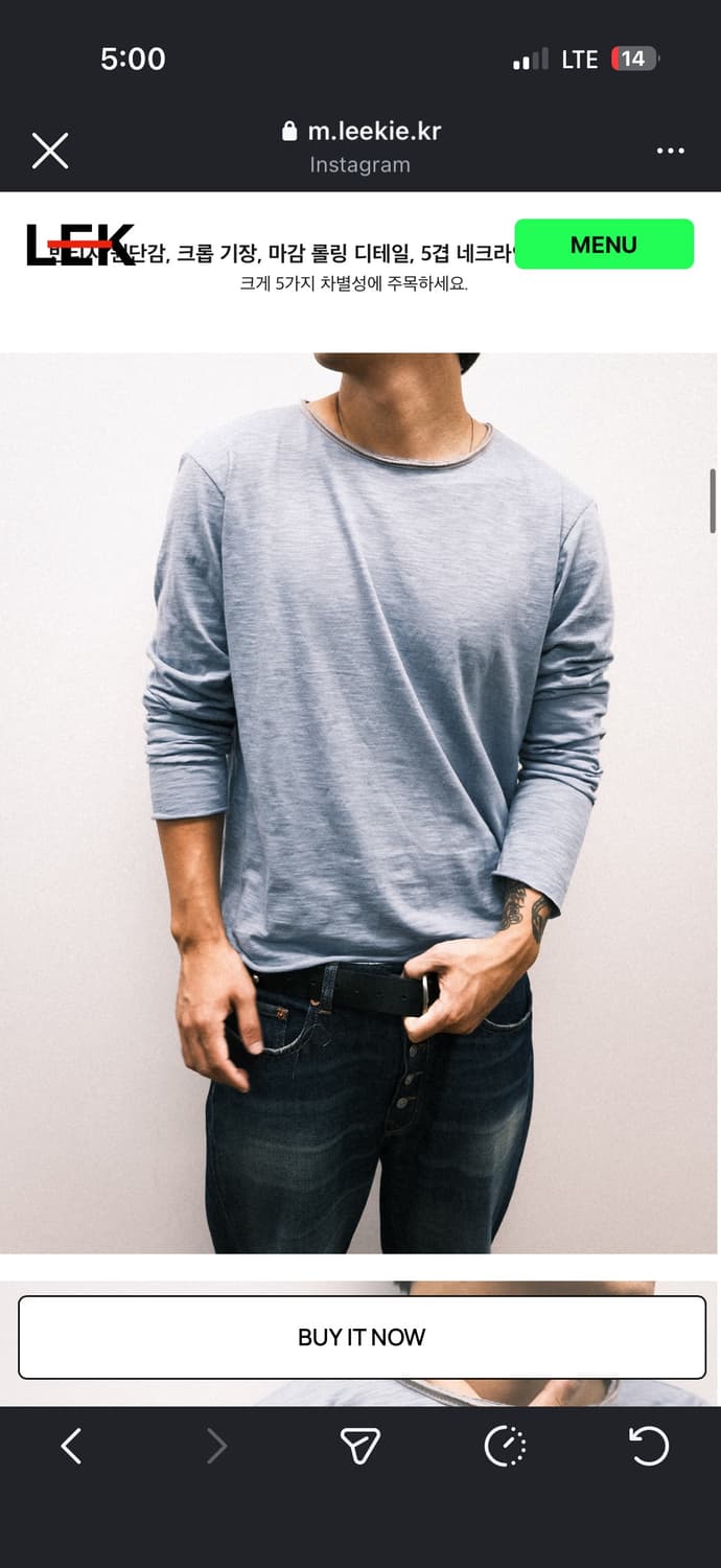 LEK 롱슬리브 상품이미지1