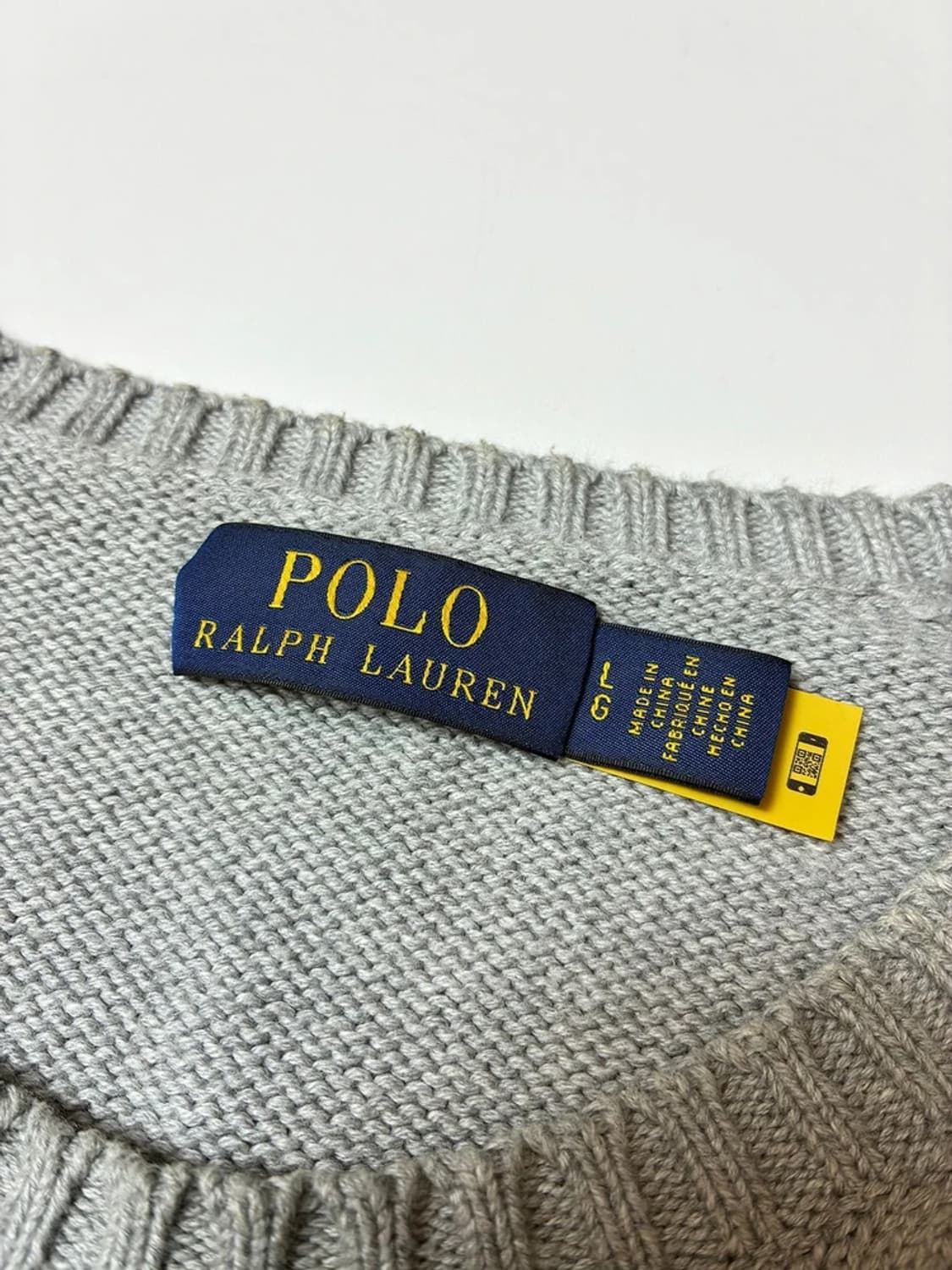 폴로 랄프로렌 큐알 신형 코튼 니트 PN8445 상품이미지6