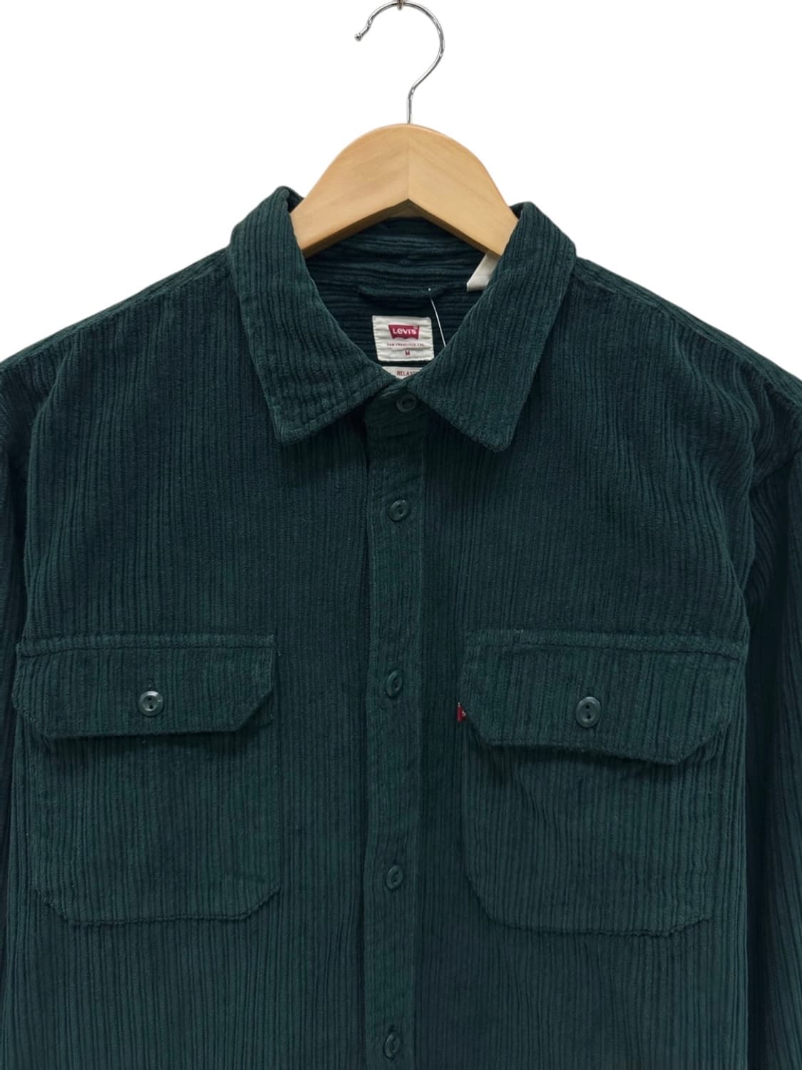 리바이스 코듀로이 골덴셔츠 그린 새상품 (M) 상품이미지2