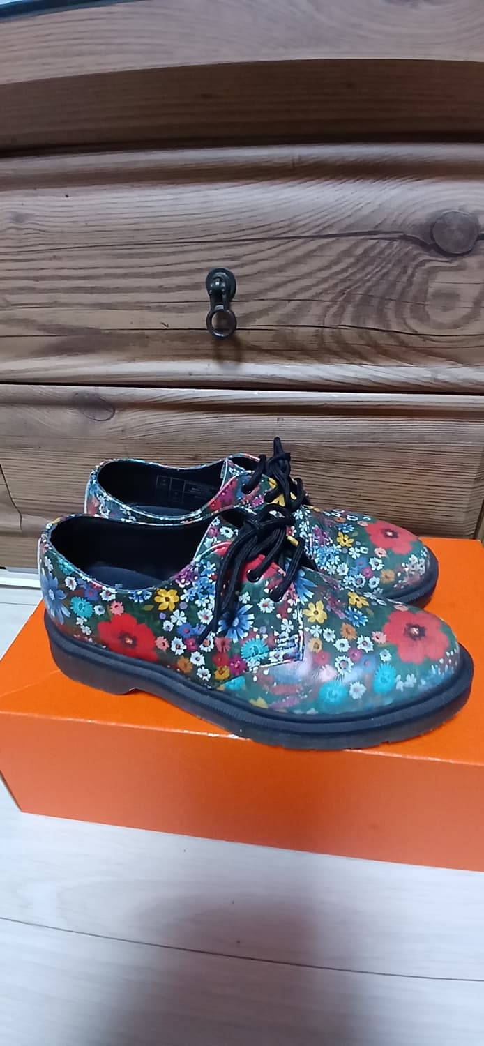 닥터마틴 1461 플라워 가죽 슈즈(uk4, 약 230~235mm) 상품이미지2