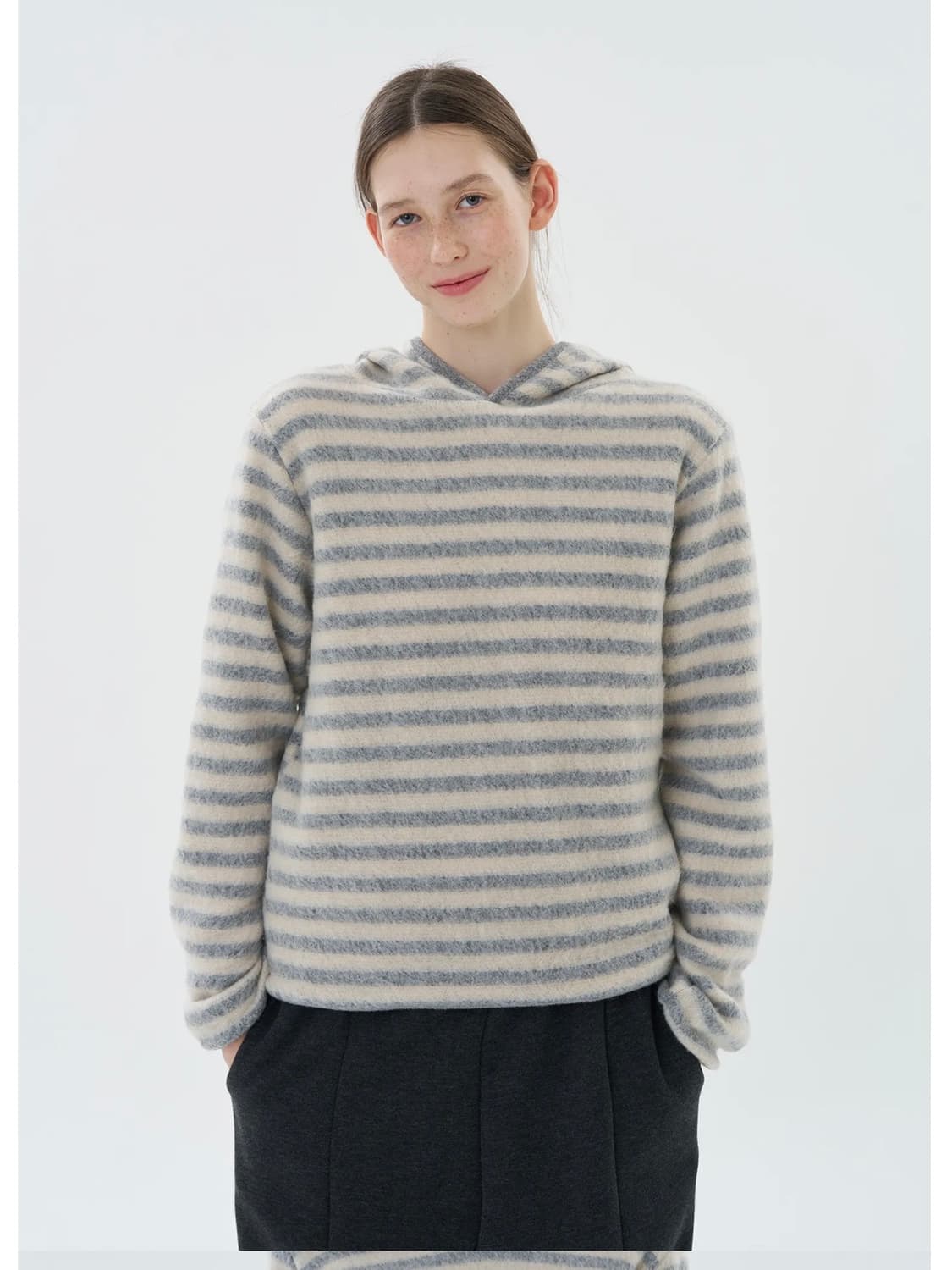 페스토 pesto brushed hooded top (rose) 상품이미지2