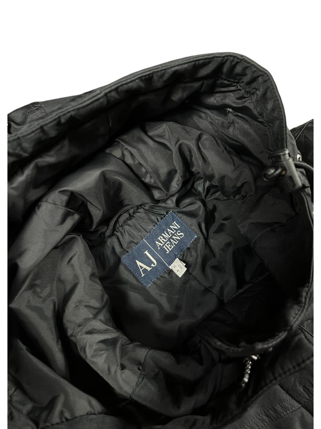 00s Armani Jeans 패디드 후드 코트  상품이미지3