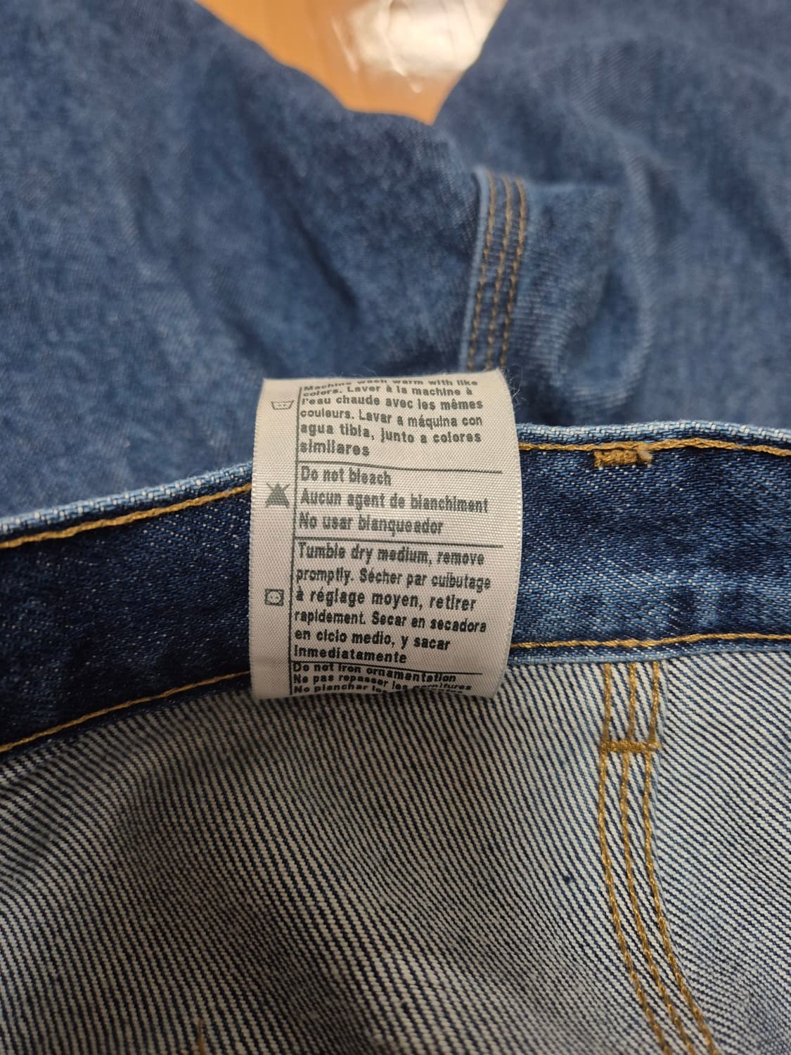 칼하트 더블니 38x32 가죽탭 상품이미지5