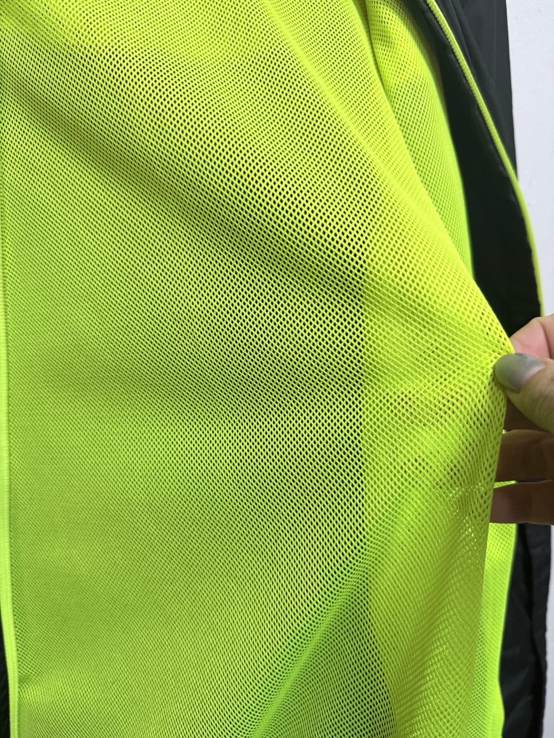 나이키 윈드브레이커 바람막이 블랙 네온 배색 100 상품이미지5