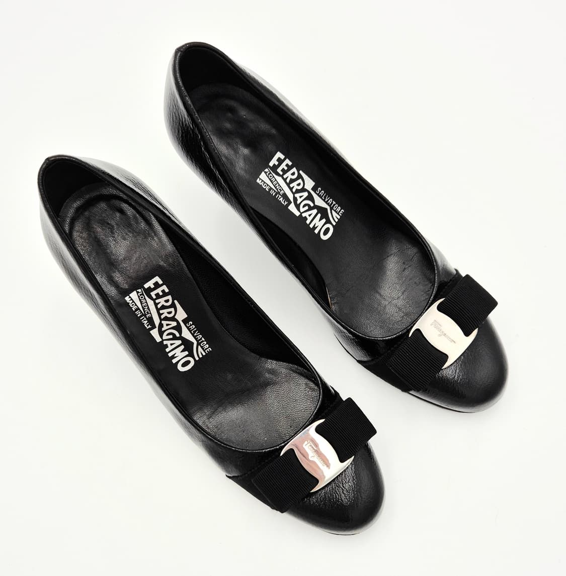 페레가모 바라 보우 펌프스 힐 구두 5 12 상품이미지7