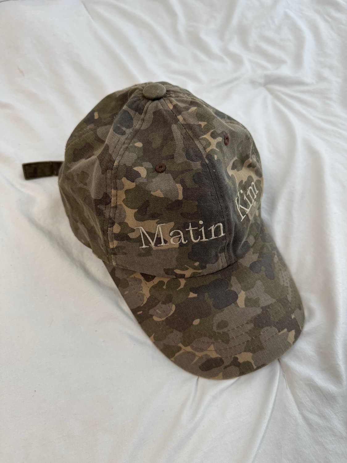 마뗑킴 카모플라쥬 캡 상품이미지1