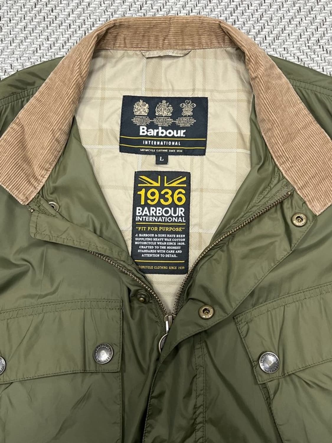 바버 인터네셔널 헌팅 자켓 v0736 상품이미지6