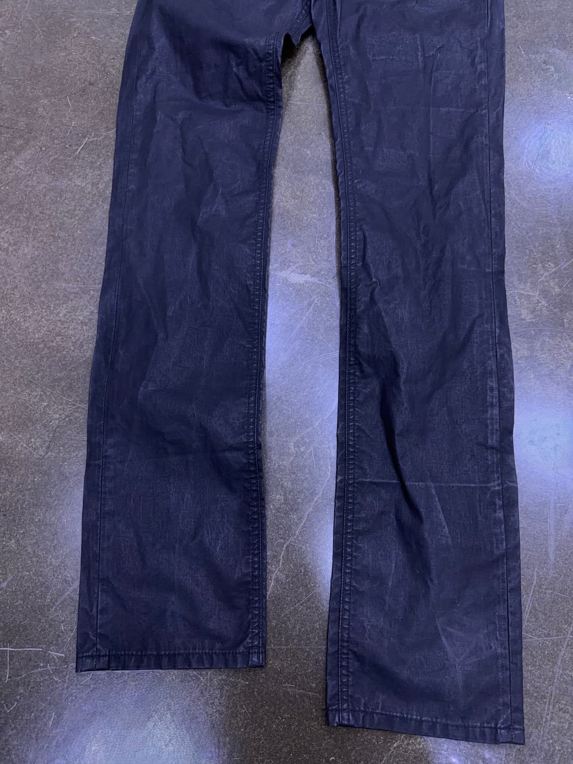 아디다스 오리지널 큐피핏 글로시 코팅진 블랙데님 28 상품이미지5