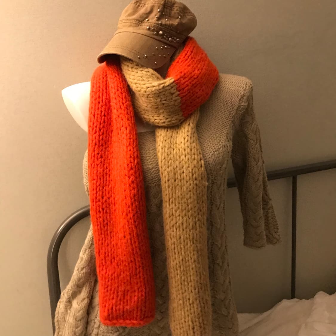 Vintage 빈티지 하구미 모리걸 머플러 상품이미지1