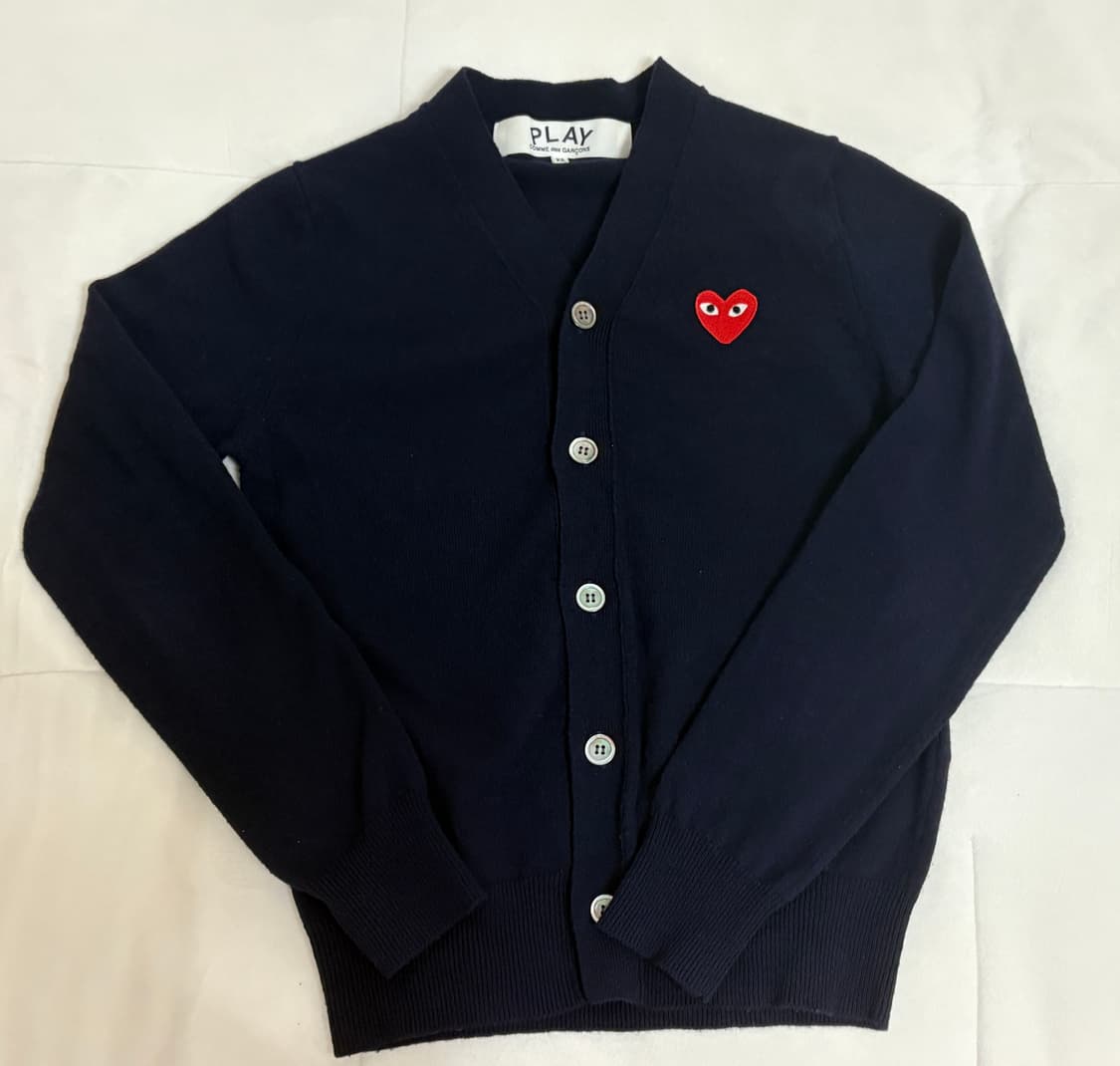 꼼데가르송 네이비 가디건 xs 상품이미지4
