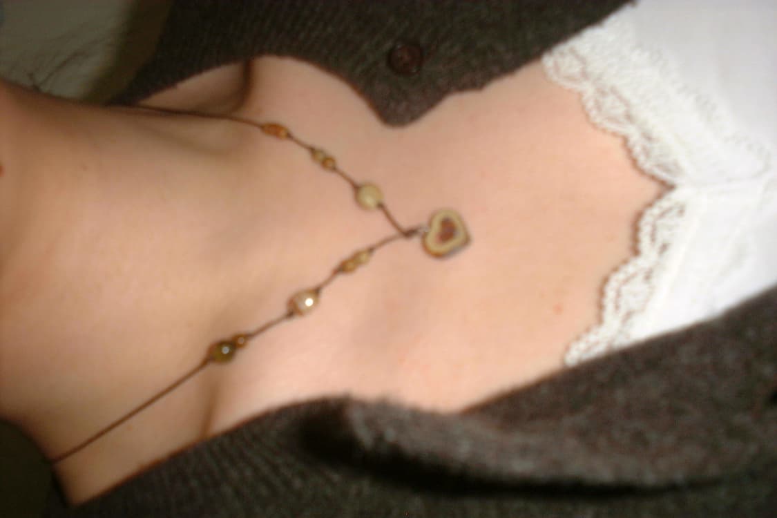 Biscuit necklace🧺 비스킷 비즈 목걸이 상품이미지2