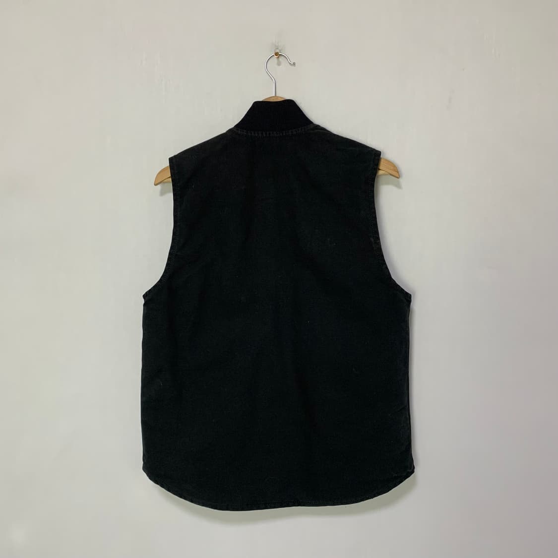 칼하트 빈티지 베이직 블랙 베스트 워크자켓 남녀공용 상품이미지4