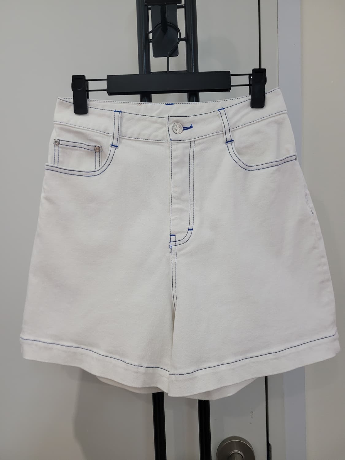 스텔라 맥카트니 하이웨이스트 화이트 데님 반바지 27사이즈 상품이미지1