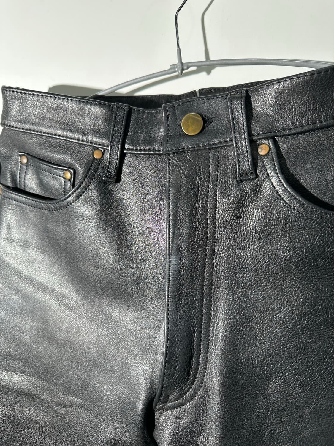 빈티지 리얼레더 팬츠 상품이미지3