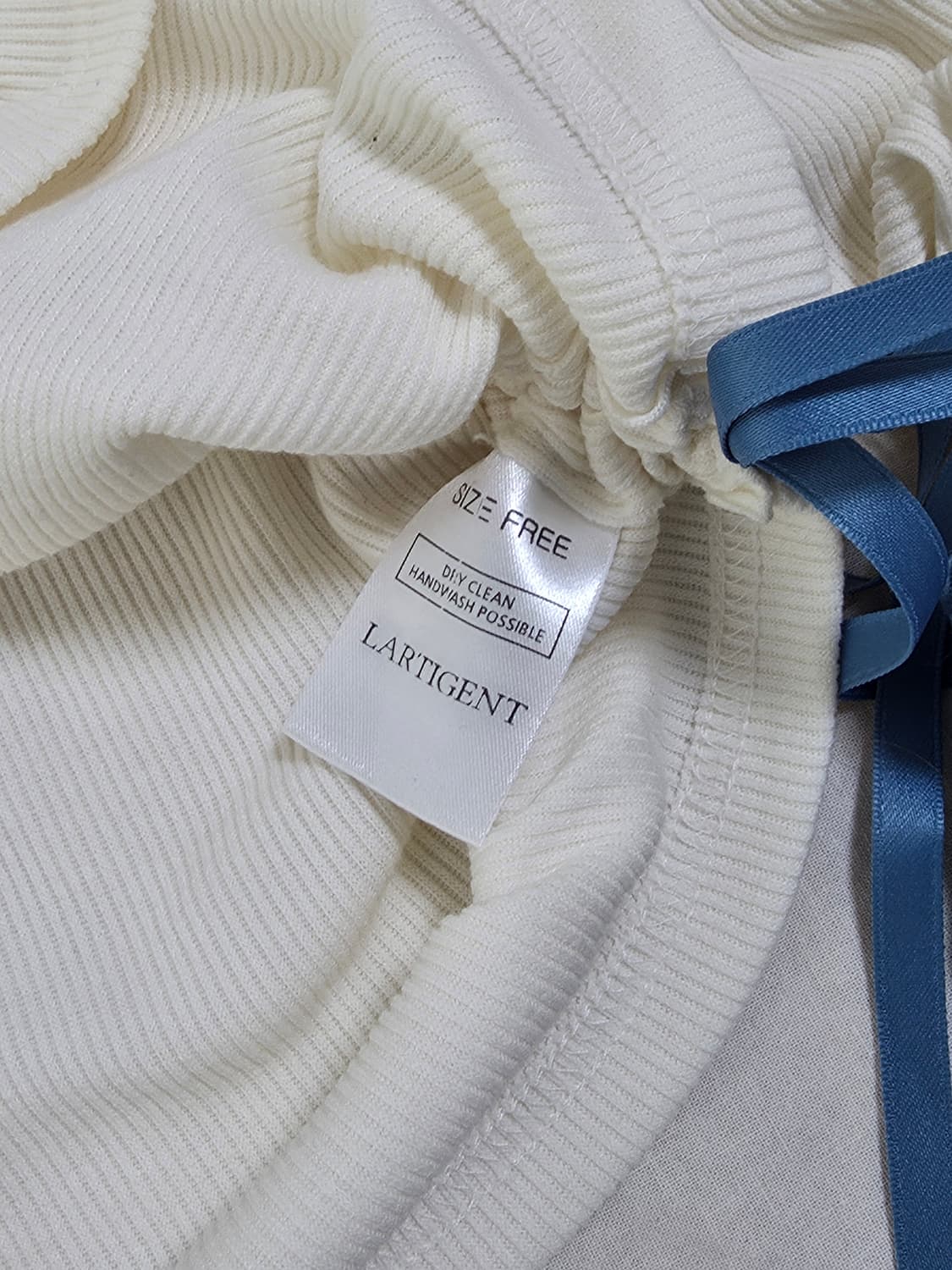 LARTIGENT 라티젠 투톤 셔링 티 상품이미지6