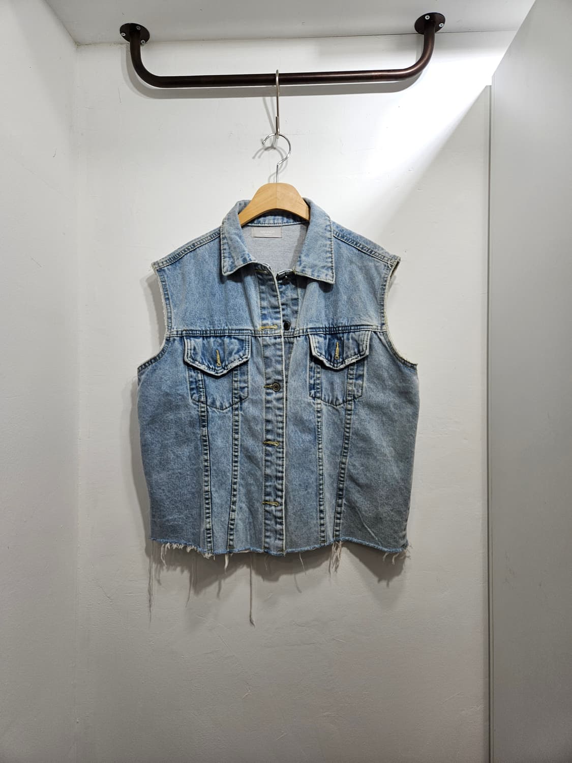 난닝구 빈티지무드 데님 조끼 베스트 상품이미지1