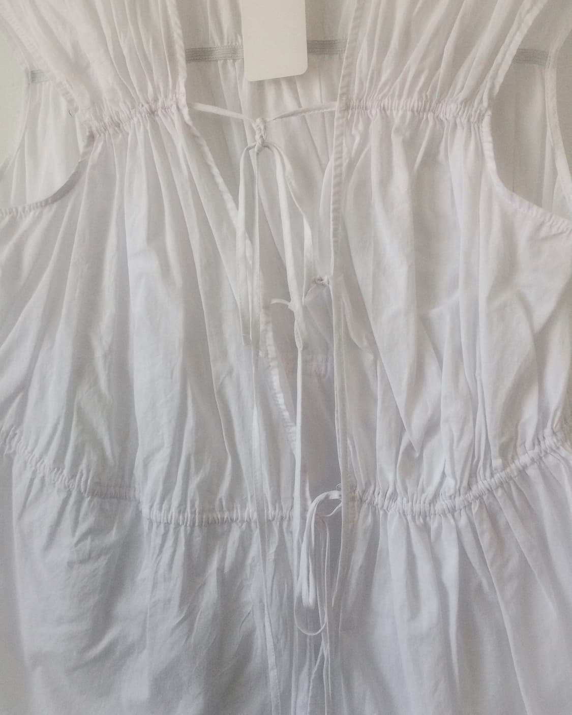 Shirring point tied vest 상품이미지2