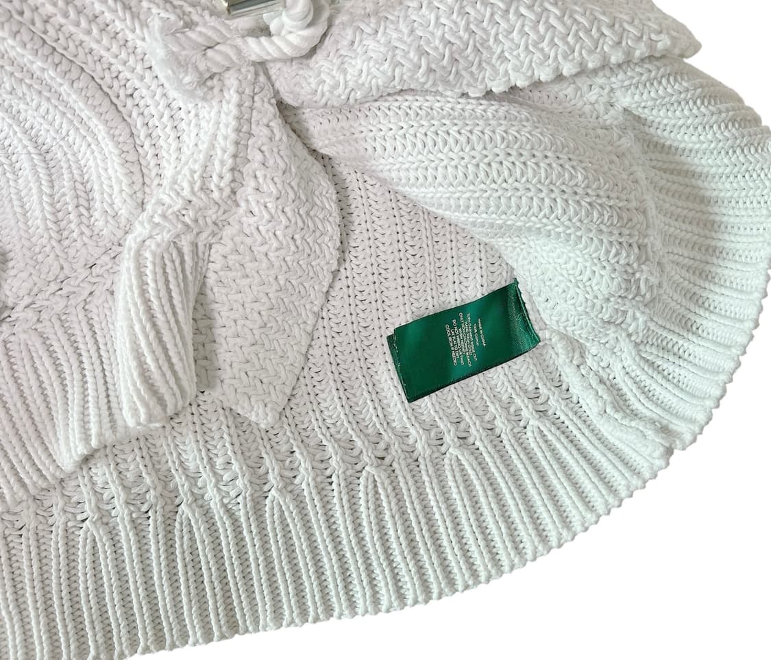 폴로 랄프로렌 화이트 숄카라 토글 니트 가디건 S 상품이미지5