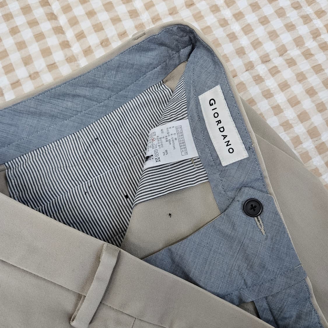 지오다노 스판 면 바지 남자32 상품이미지2