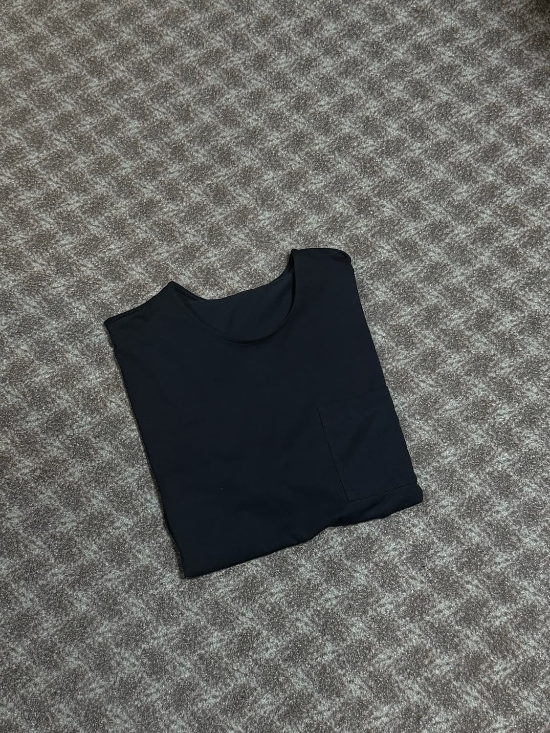 쿠어 수피마 세미오버핏 u넥 티셔츠 상품이미지1