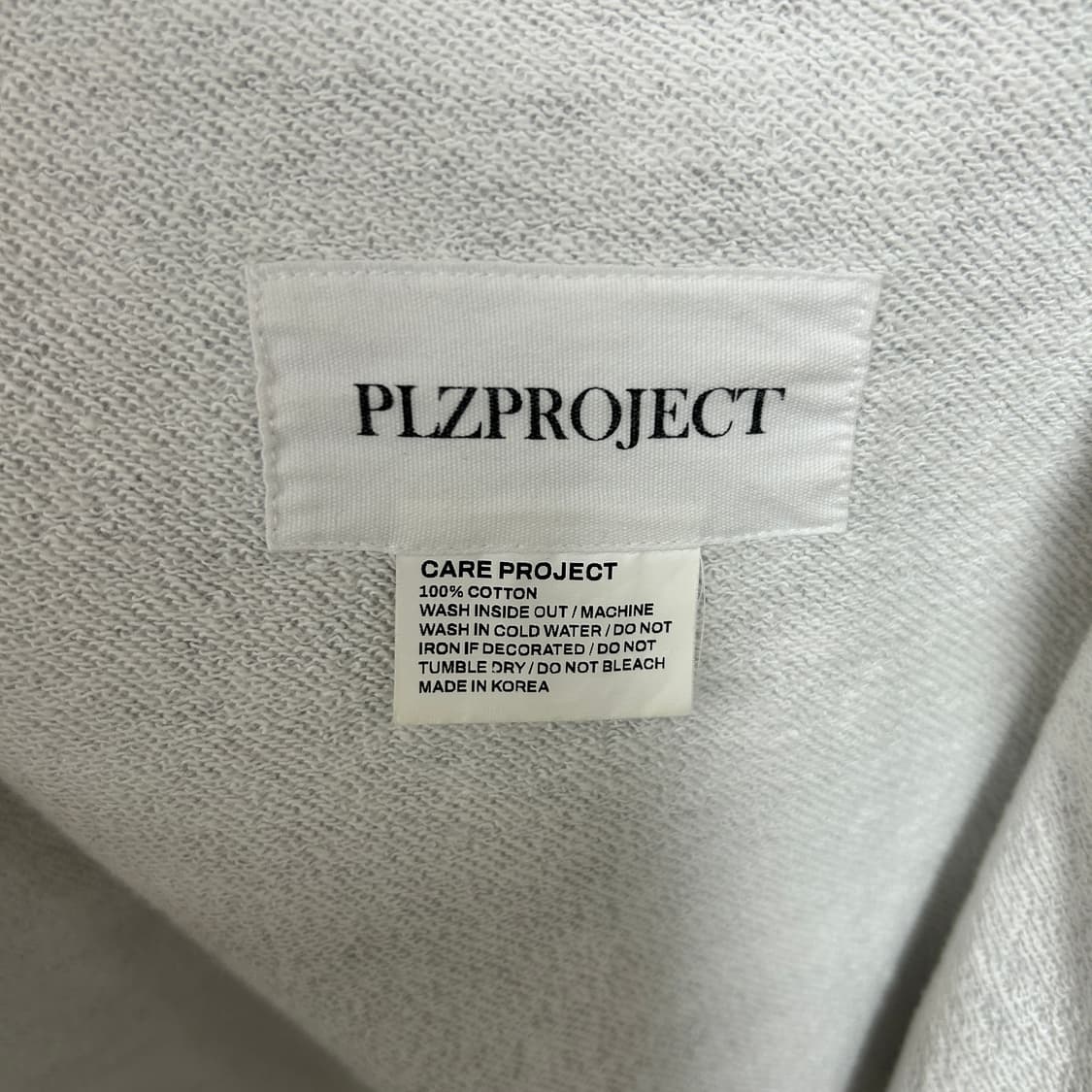 플리즈프로젝트 오버핏 후드집업 상품이미지6