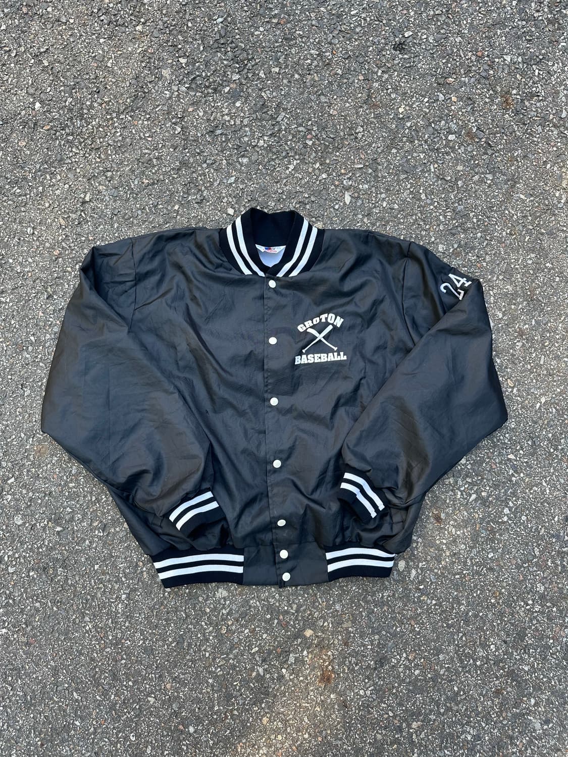 빈티지 90s 베이스볼 사틴 자켓 상품이미지1