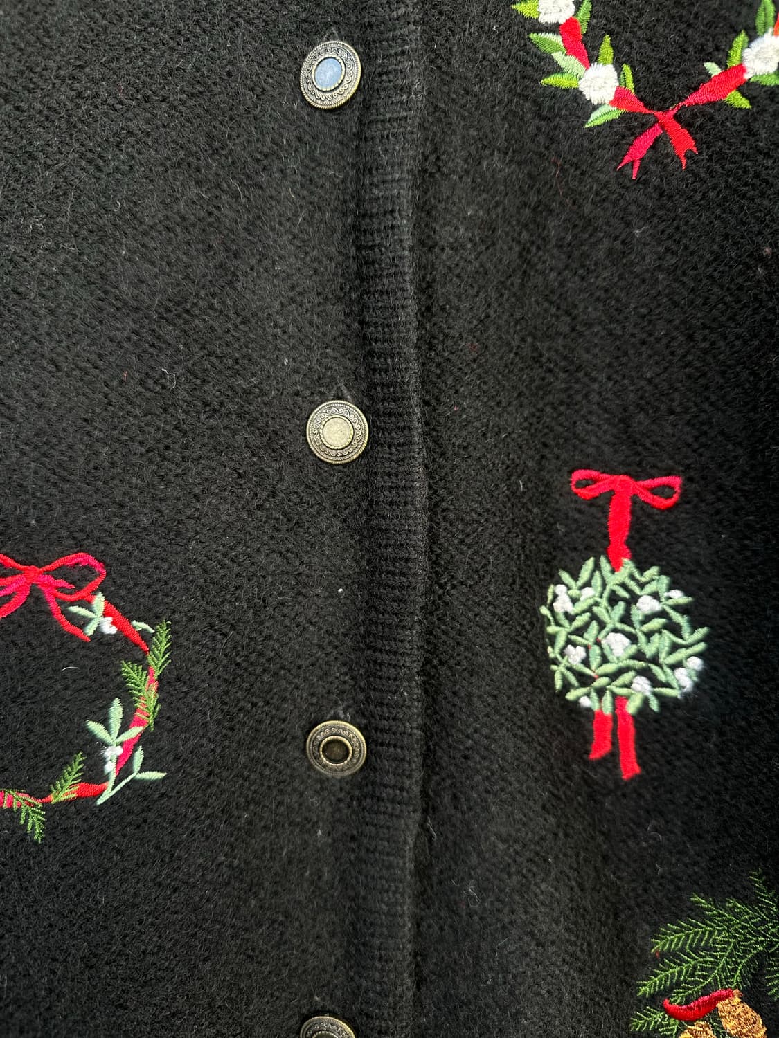 Appleseed's 크리스마스 리본 가디건 상품이미지4