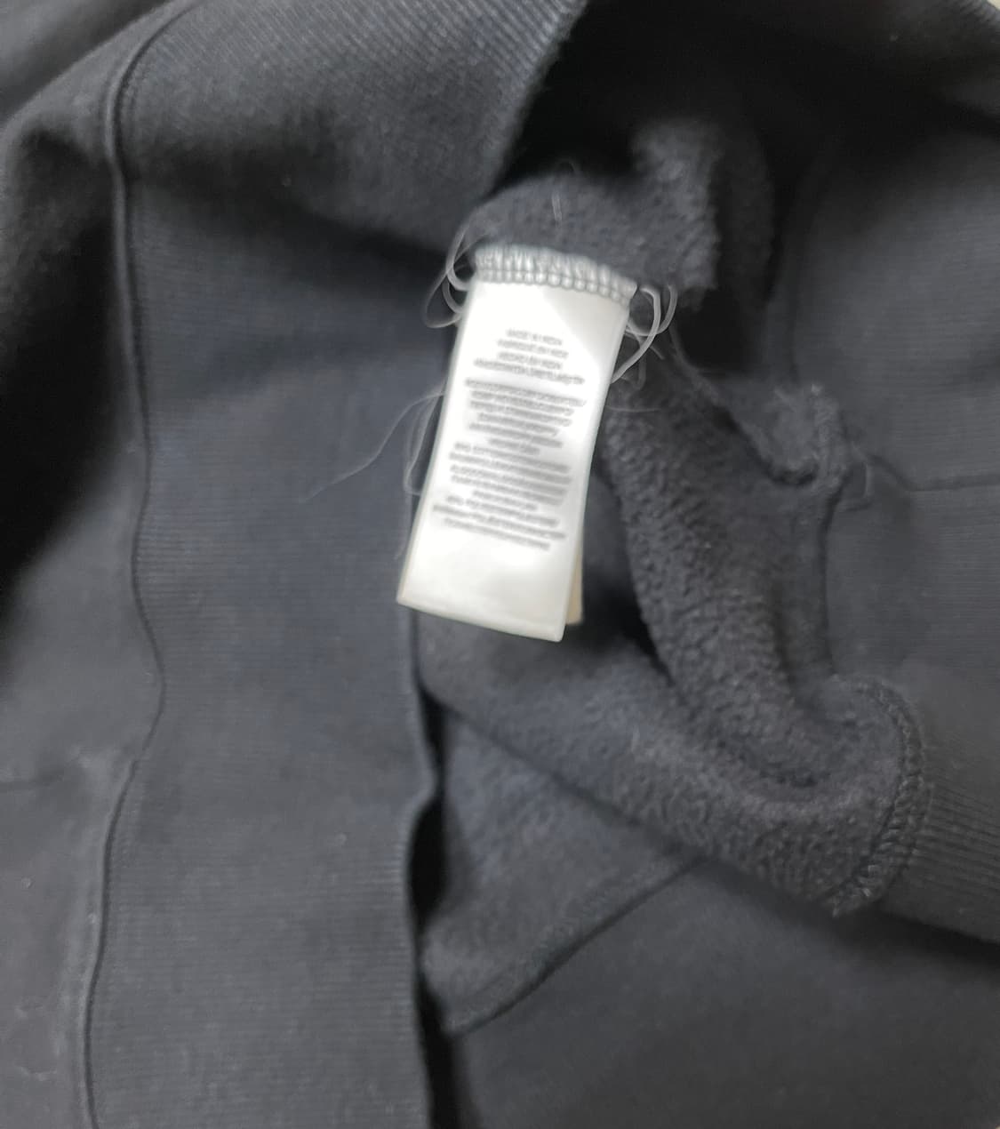 폴로 랄프로렌 신형 QR 레드포니 플리스 블랙 맨투맨 상품이미지4