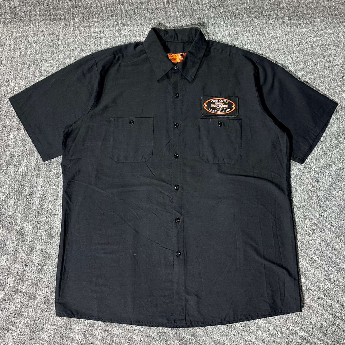 할리데이비슨 프린팅 하프셔츠 블랙(XL/old-7591) 상품이미지1
