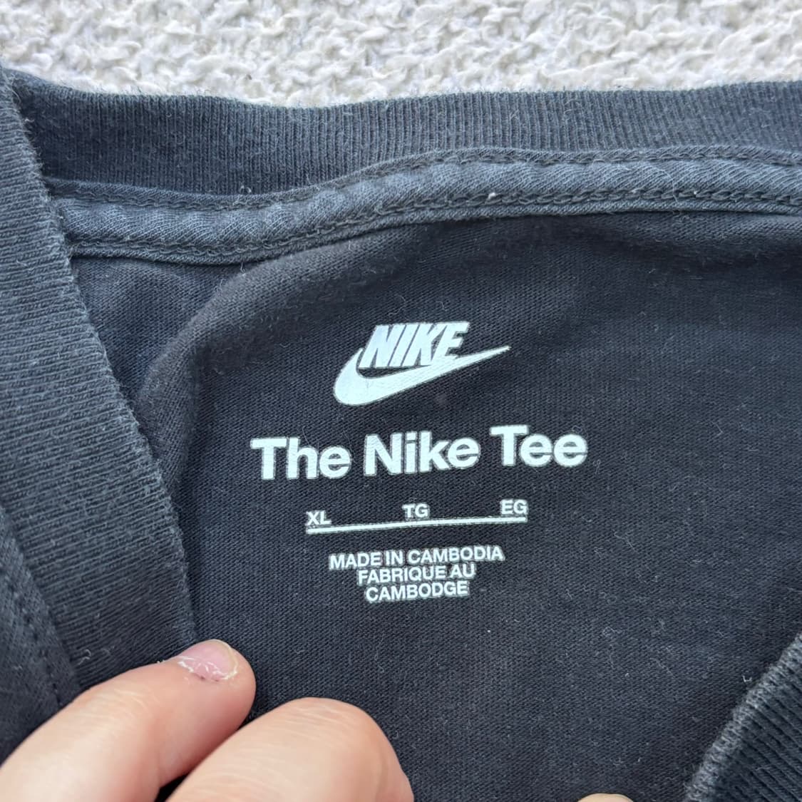 XL 나이키 빅 스우시 반팔 티셔츠 0420E 상품이미지3