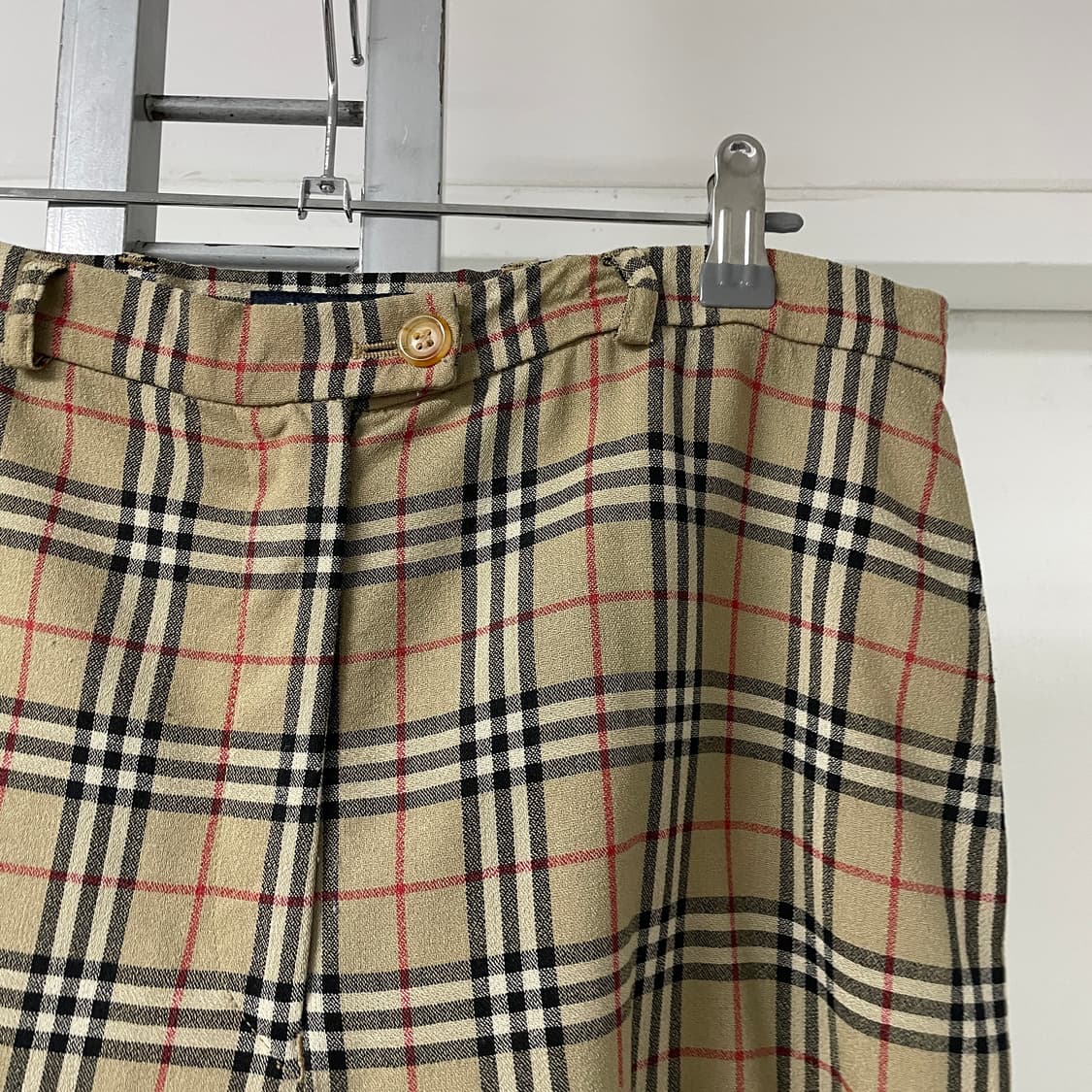 버버리 노바 체크 팬츠 베이지 12(W) 상품이미지4