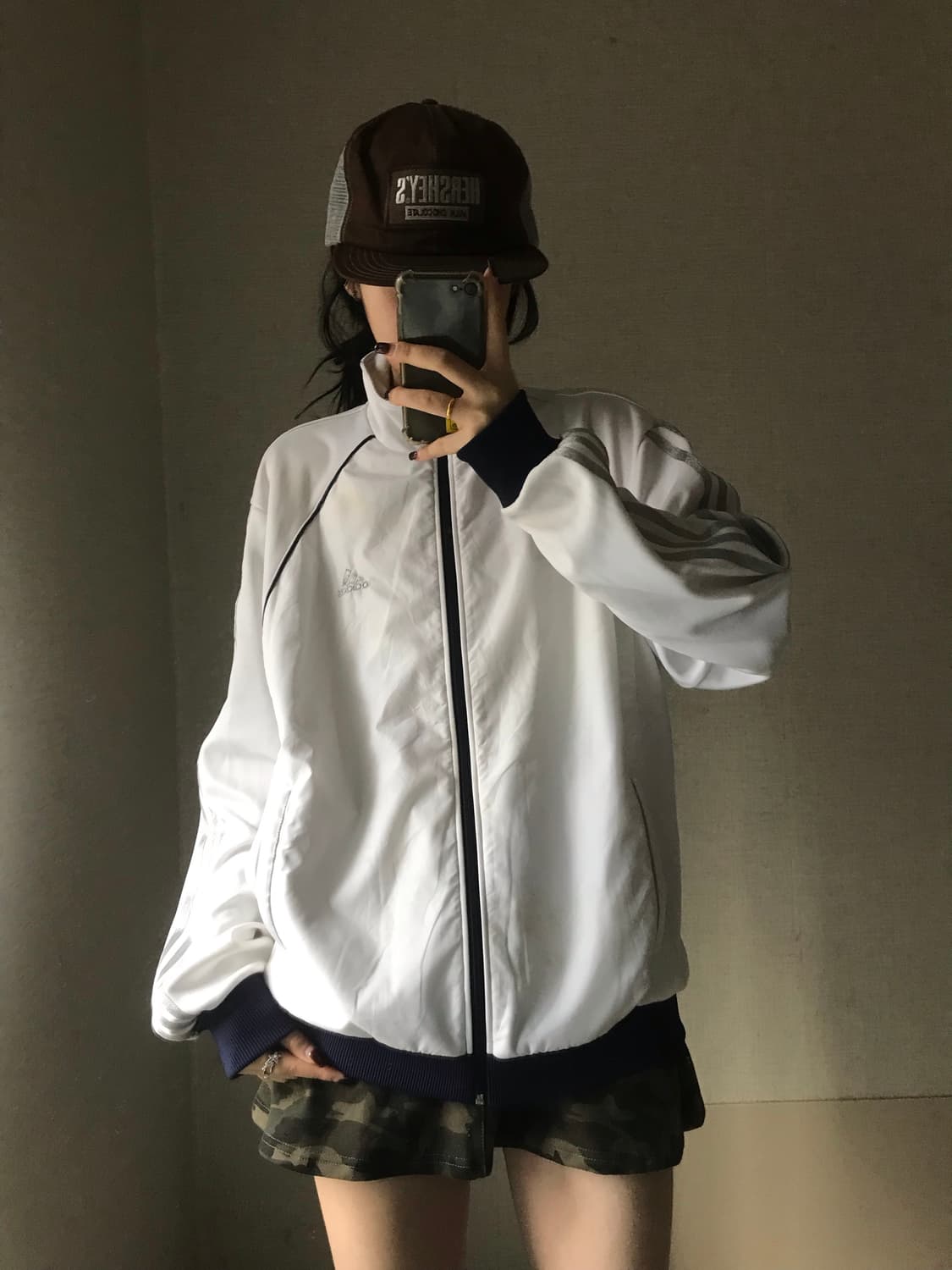 아디다스 화이트 실버 져지 상품이미지3