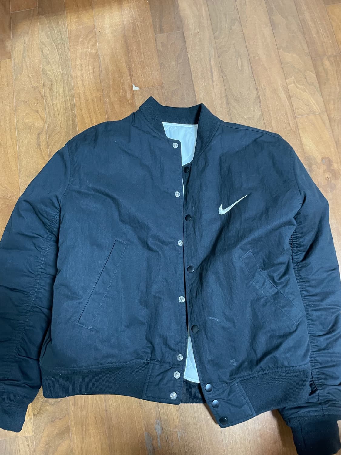 나이키x스투시 리버시블 자켓 블랙 m 상품이미지2