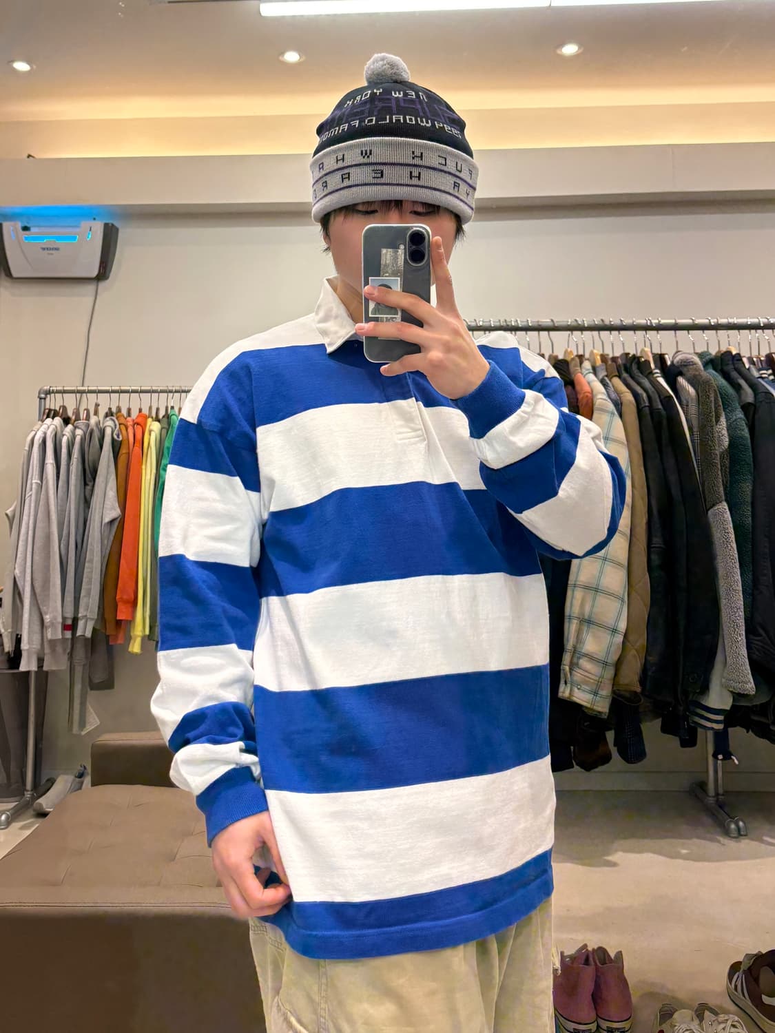 컬럼비아 니트 럭비티 상품이미지9