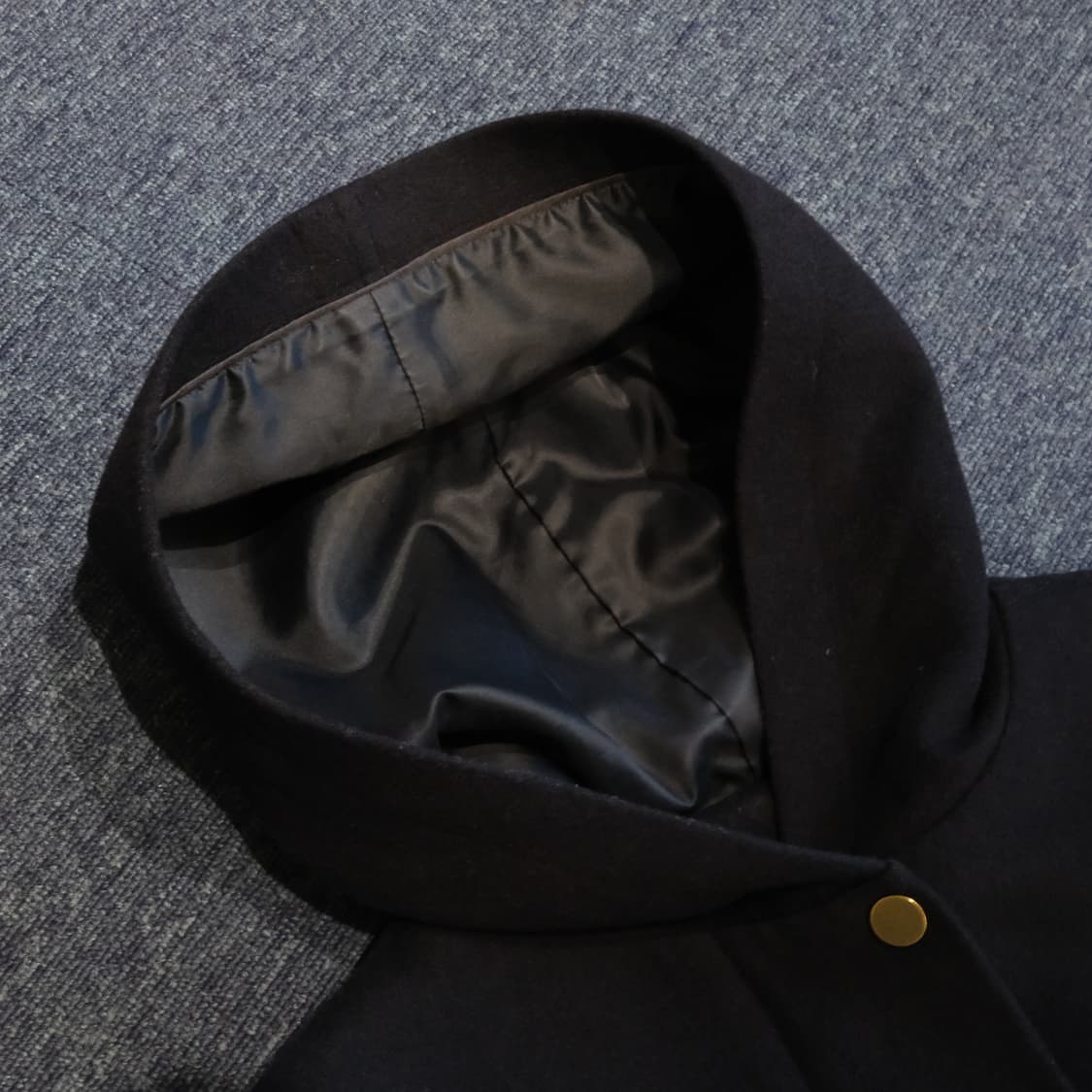 레이빔즈 오버 후드 울 코트 상품이미지2