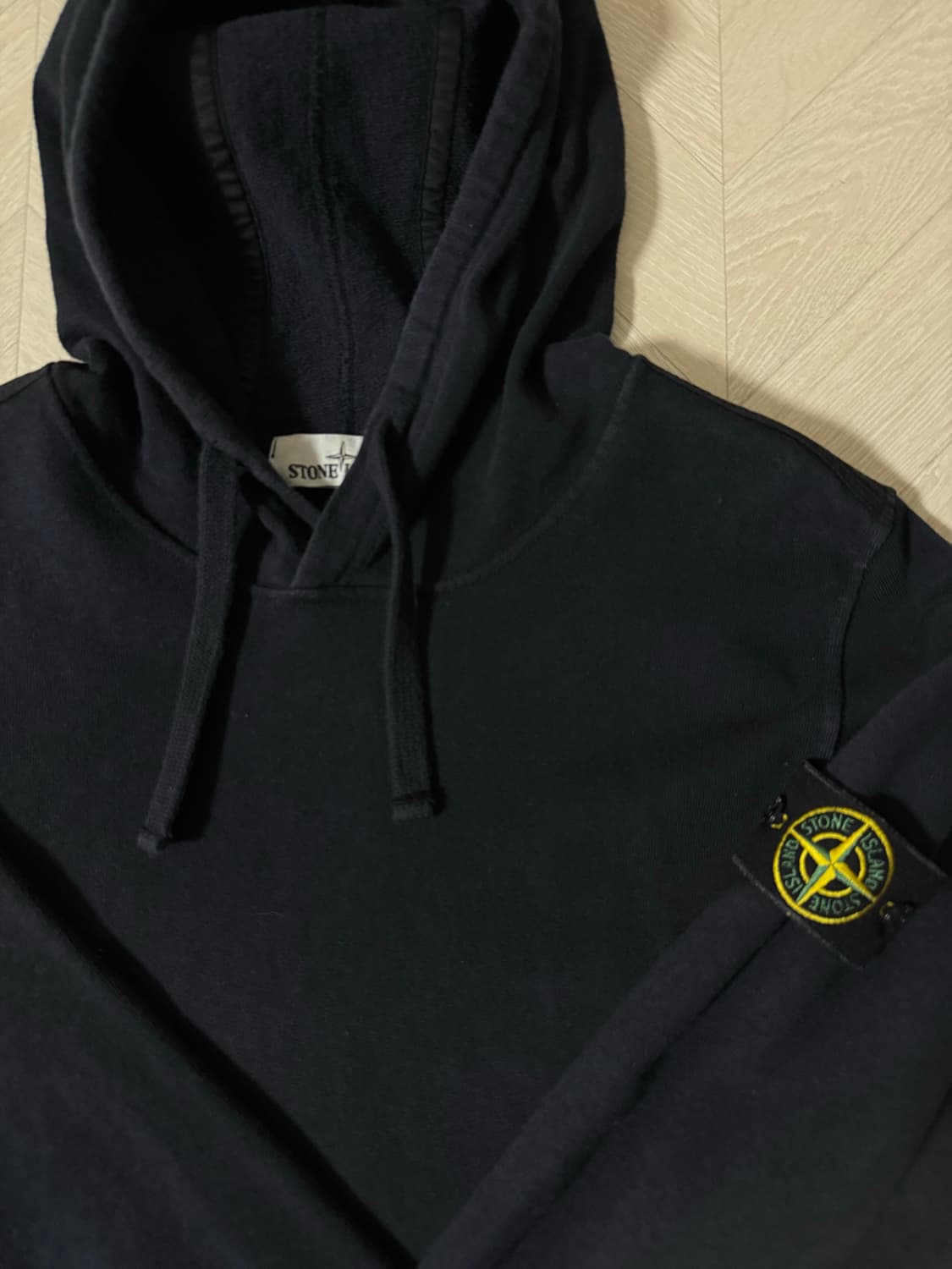 스톤아일랜드 포켓집업 후드 블랙 L 상품이미지2