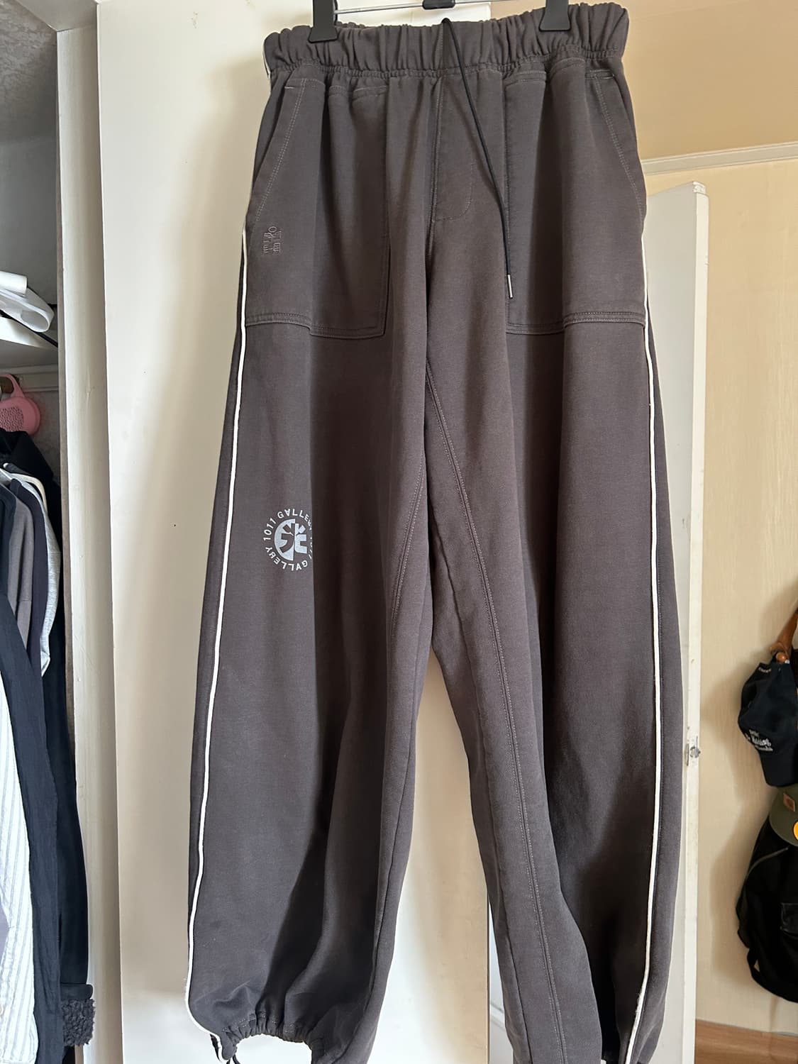 폴리테루 퍼티그 스웻 팬츠 카키 그린 상품이미지2