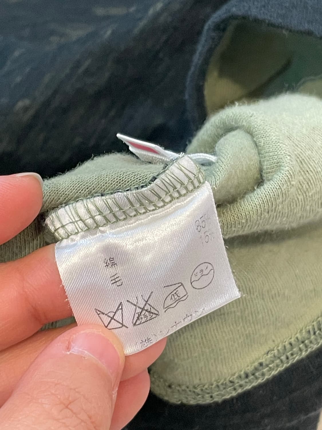 일본빈티지 유니크 하이넥티셔츠 상품이미지4